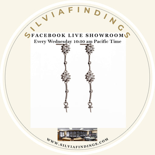 SilviaFindings Facebook LIVE Showroom EPISODE 53 Showcases Earrings Settings