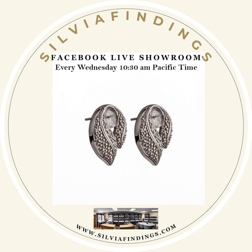 SilviaFindings Facebook LIVE Showroom EPISODE 55 Showcases Earrings Settings