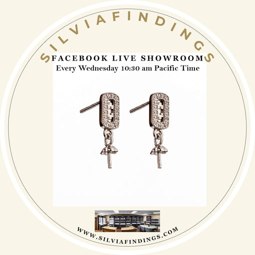 SilviaFindings Facebook LIVE Showroom EPISODE 56 Showcases Earrings Settings
