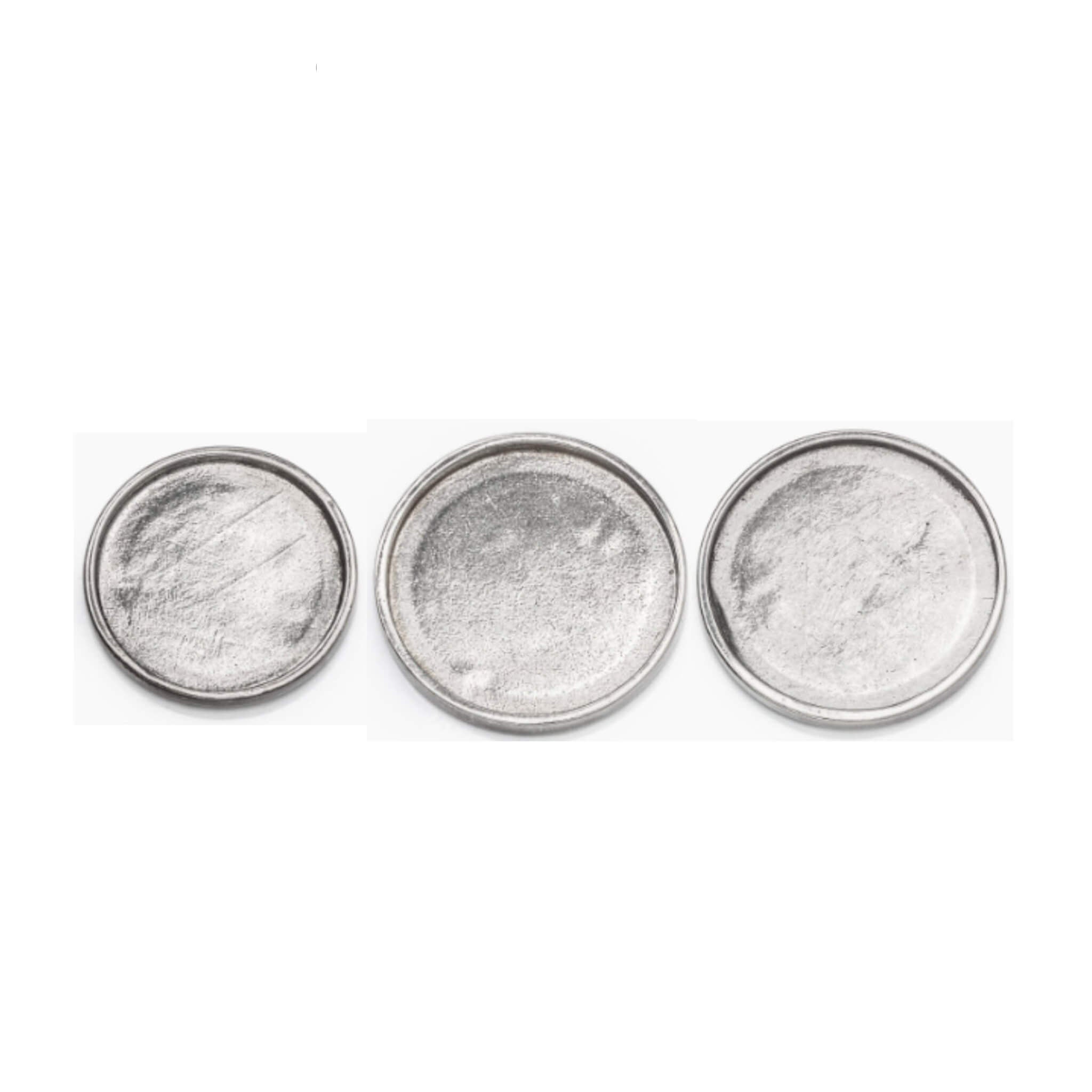 Round Multi-Purpose Jeweler Setting Pendant with Round Bezel Mounting in Sterling Silver - Various Sizes