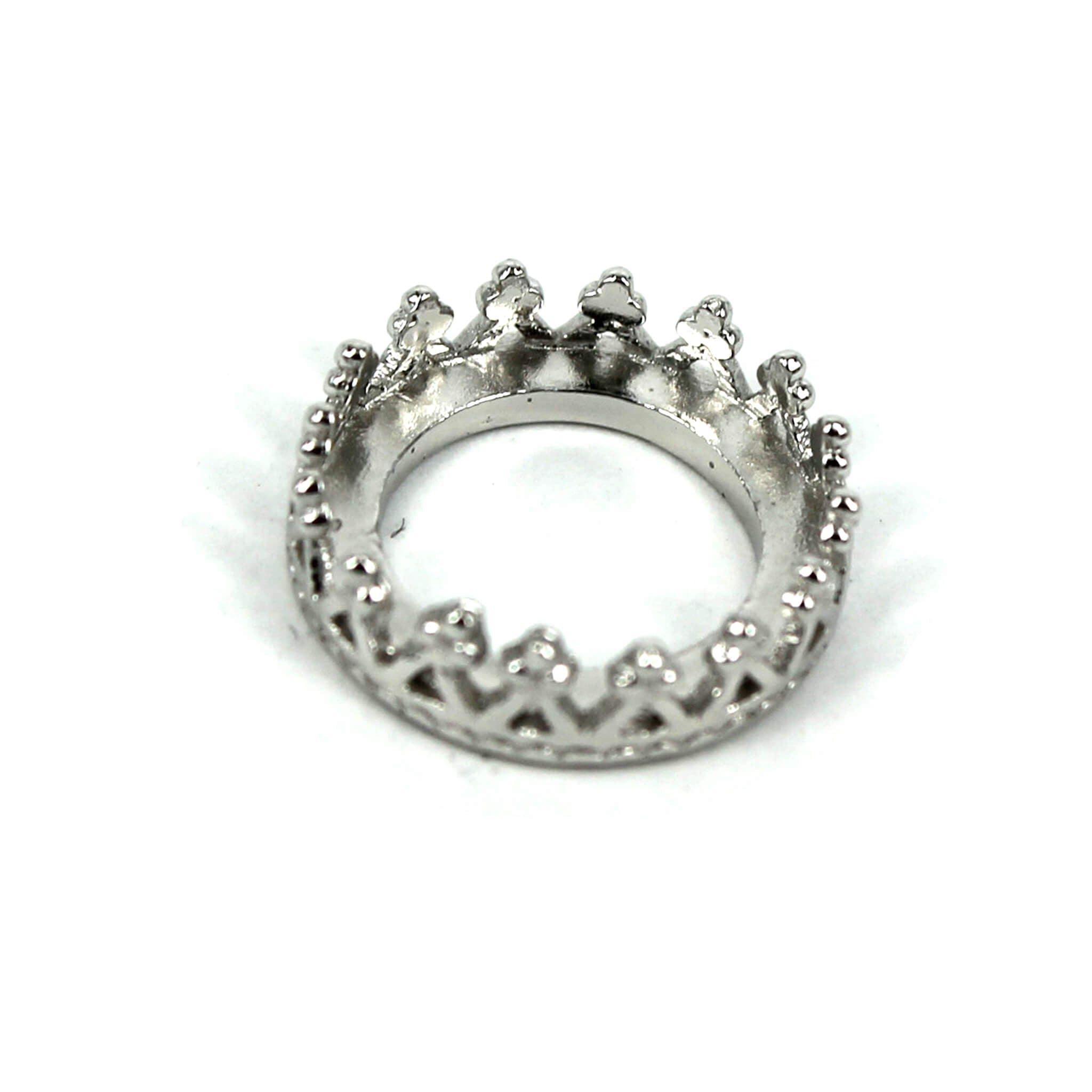 Dolly Multi-Purpose Jeweler Setting Pendant with Round Bezel Mounting in Sterling Silver - Various Sizes