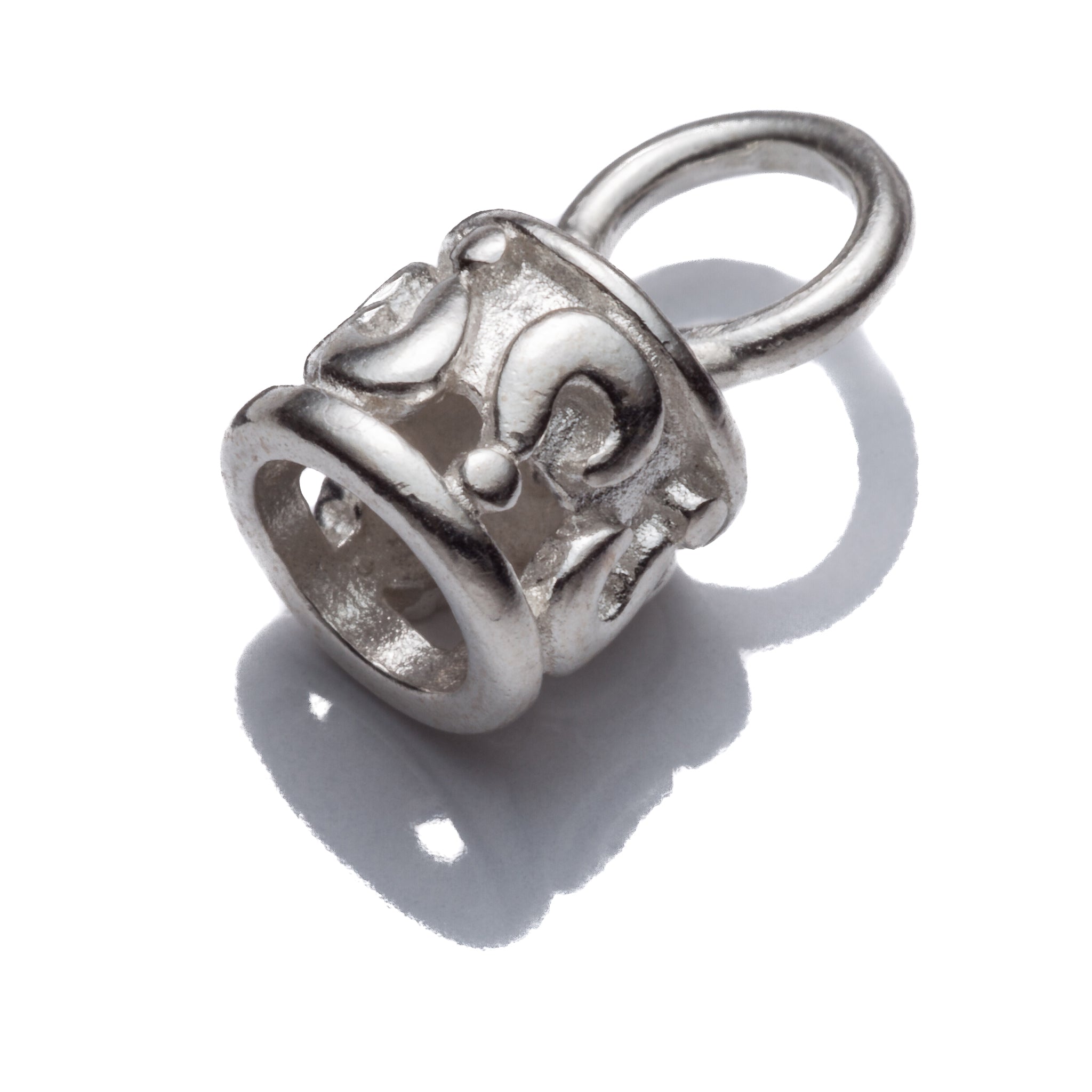 End Cap with Loop in Sterling Silver