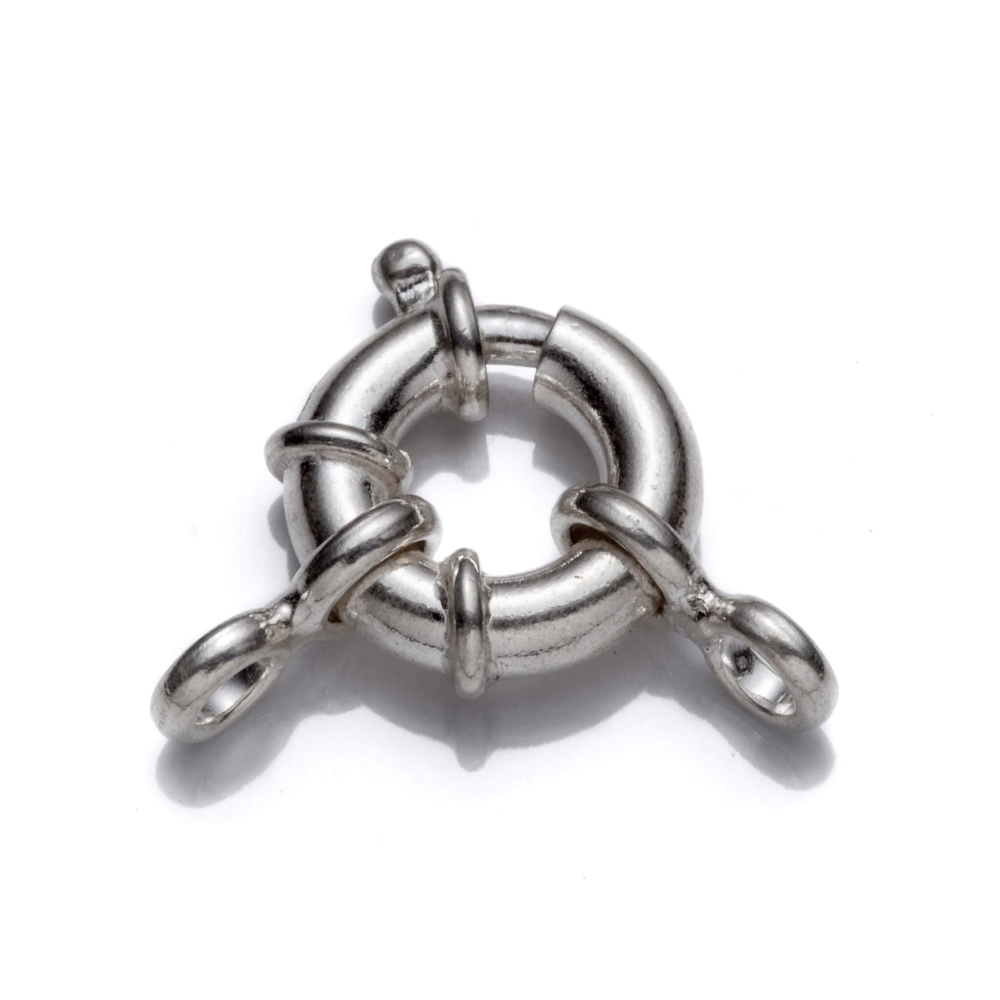 Jumbo Spring Clasp in Sterling Silver