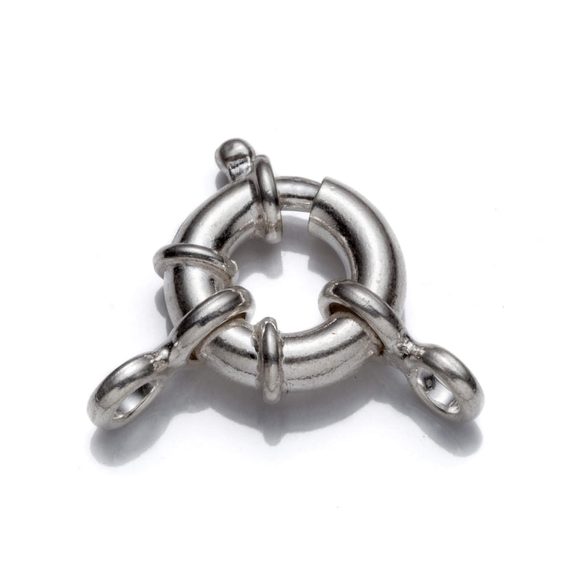 Jumbo Spring Clasp in Sterling Silver