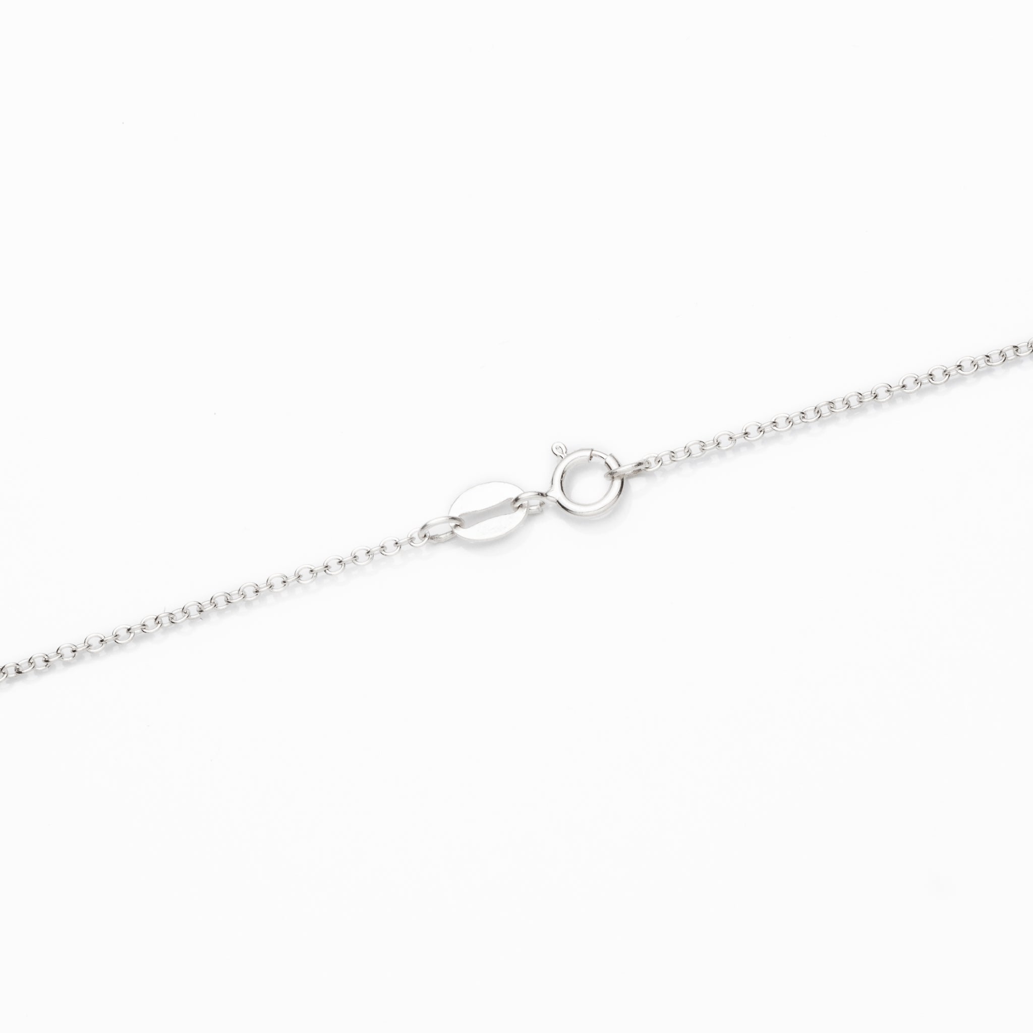 Sterling Silver Cable Chain Necklace 1.3mm 16