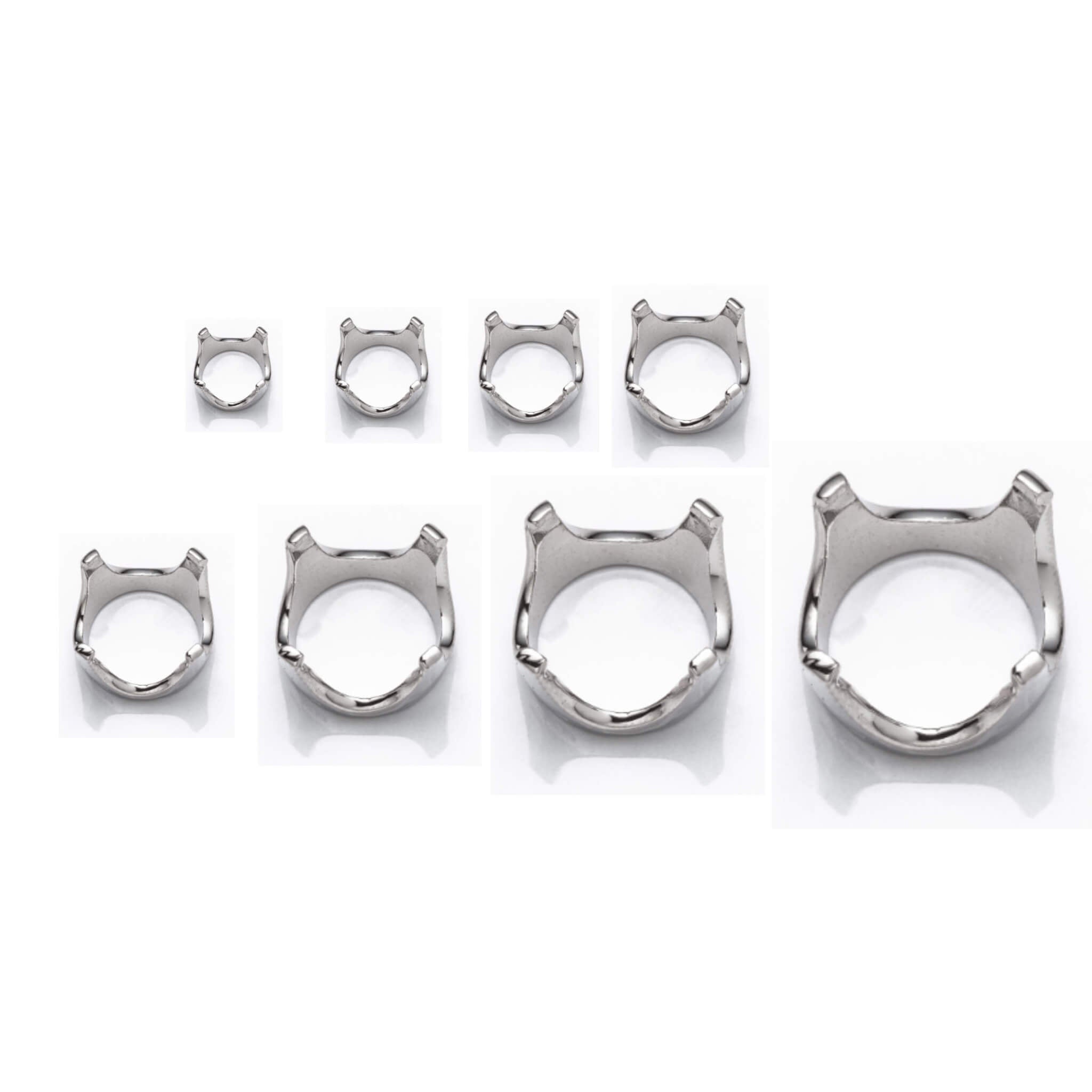 Round Multi-Purpose Jewellers Setting Pendant with Round Basket Mounting in Sterling Silver