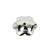 Flower Bead Cap in Sterling Silver 9.13mm