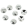 Radiating Scalloped Bead Cap in Sterling Silver 7mm