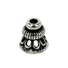 Bell Three Tier Cone in Antique Sterling Silver 6x2.18mm