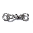 Fish-Hook Clasp Sterling Silver 6.1x23.4mm 17 Gauge