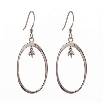 Ear Wires with Earrings Components and Cup and Peg Mounting in Sterling Silver 4mm