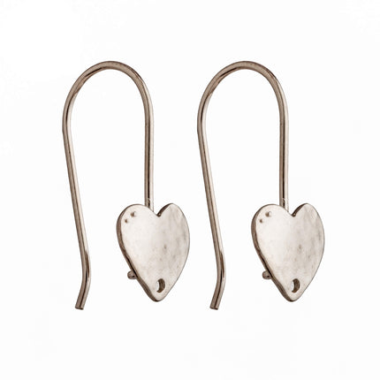 Ear Wires in Sterling Silver 21.5x10.6mm