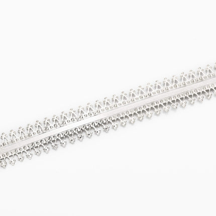 Double-Sided Gallery Bezel Wire in Sterling Silver 14x0.66mm