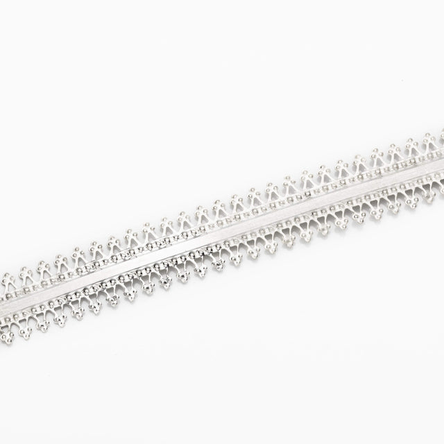 Double-Sided Gallery Bezel Wire in Sterling Silver 14x0.66mm