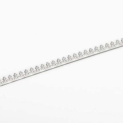 Single-Sided Gallery Bezel Wire in Sterling Silver 5.6x0.54mm
