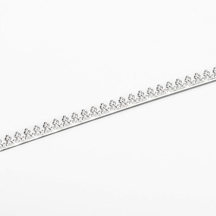 Single-Sided Gallery Bezel Wire in Sterling Silver 5.6x0.54mm