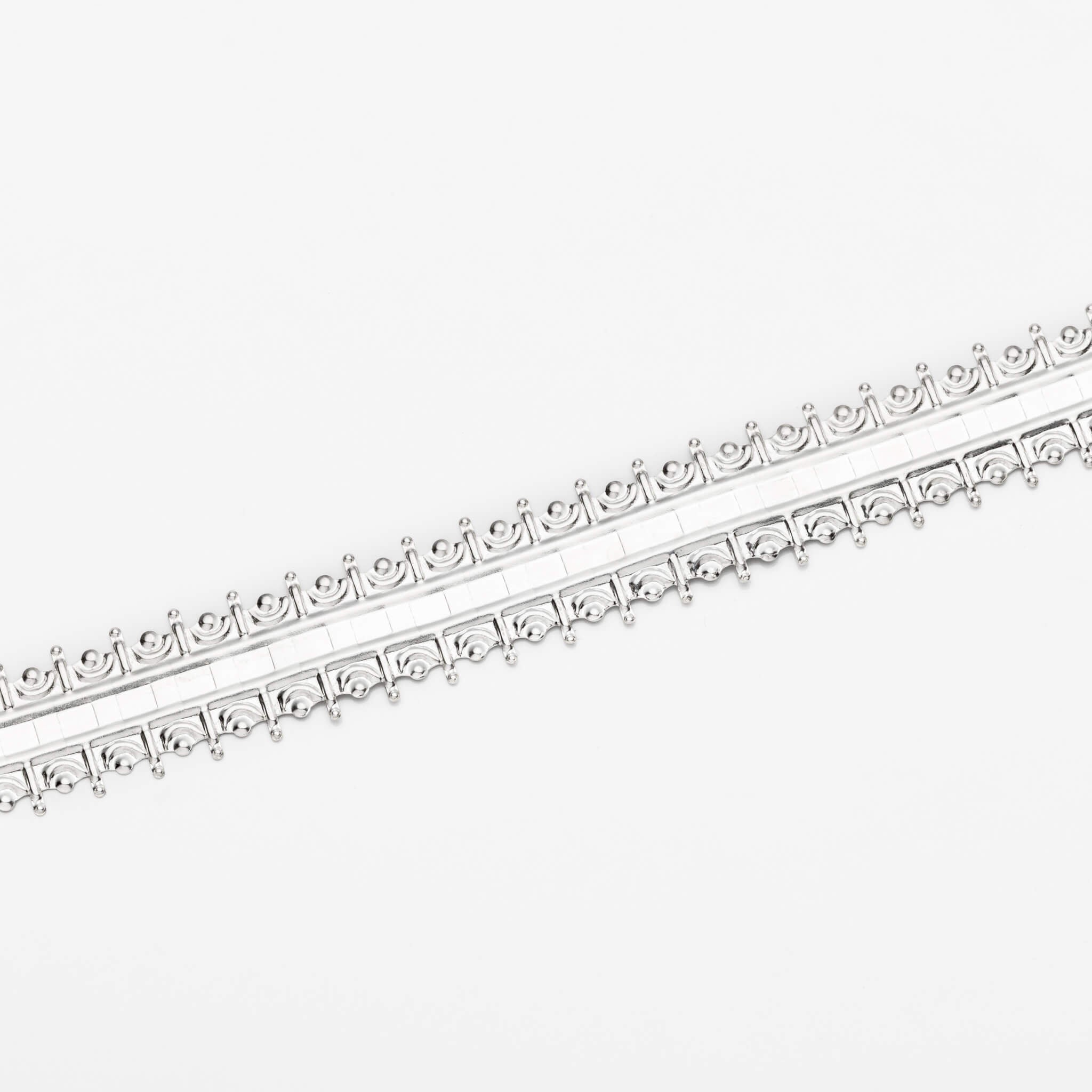 Double-Sided Gallery Bezel Wire in Sterling Silver 12x0.55mm