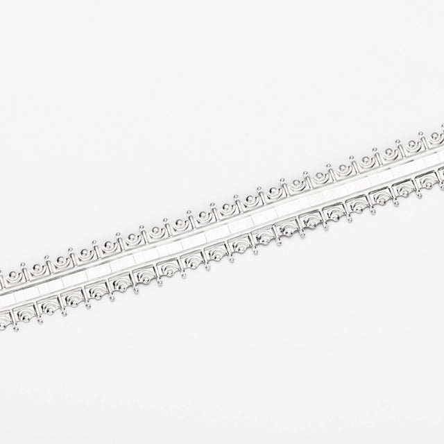 Double-Sided Gallery Bezel Wire in Sterling Silver 12x0.55mm