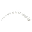 Jeweller Ring Peg Setting Crown Style Four-Prong Round