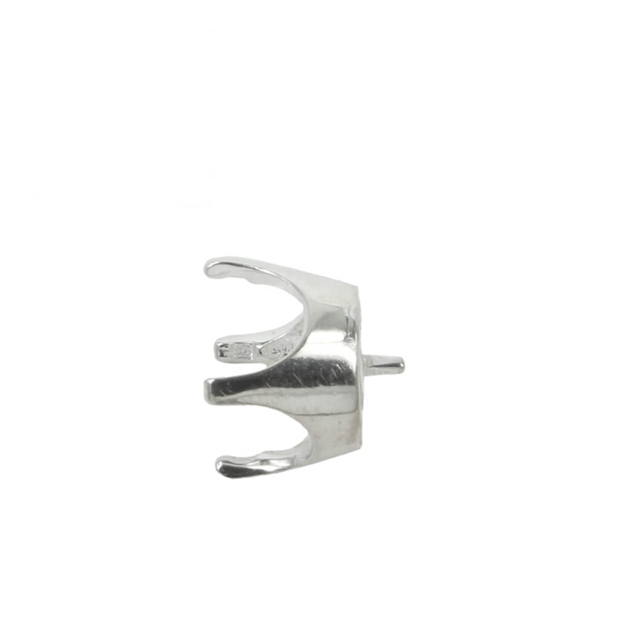 Jeweller Ring Peg Setting Crown Style Four-Prong Round