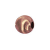 18Kt Gold 4mm Bead with Laser-Etched Patterned Surface