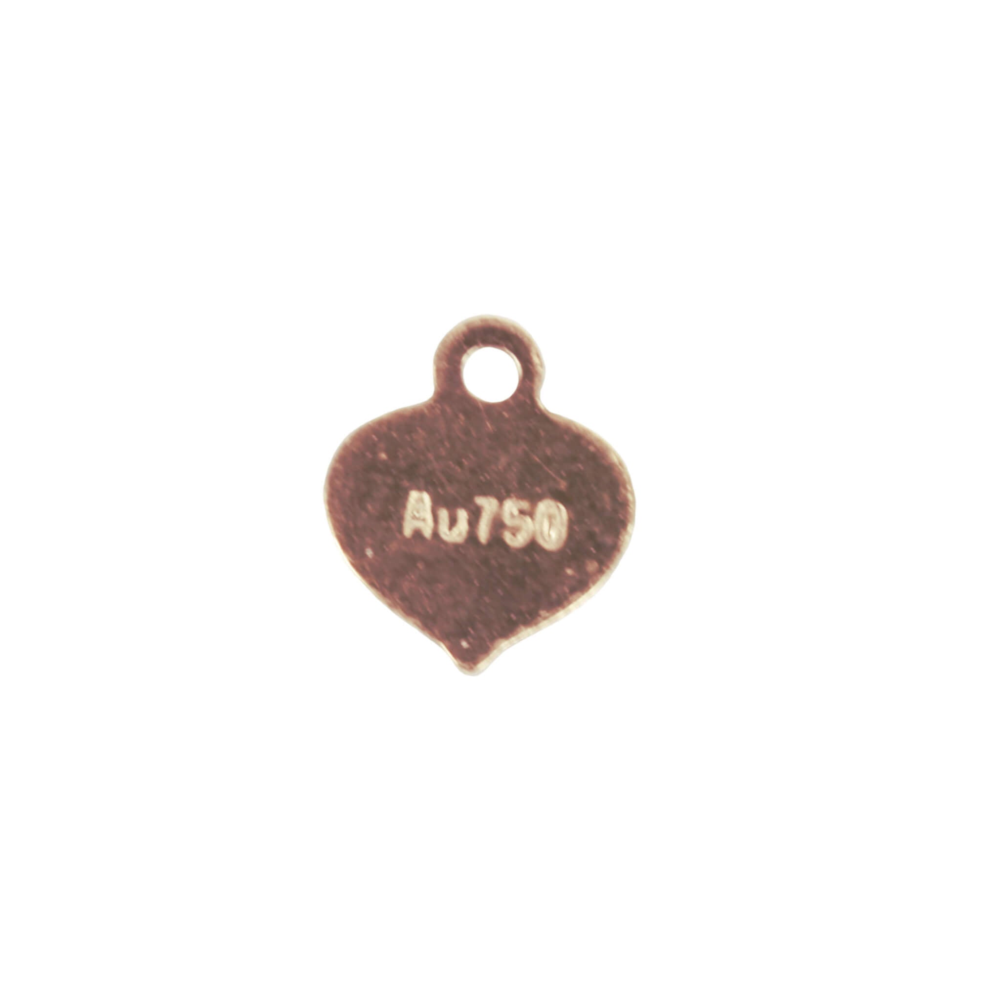 18Kt Gold Jewelry Tag Component Stamped