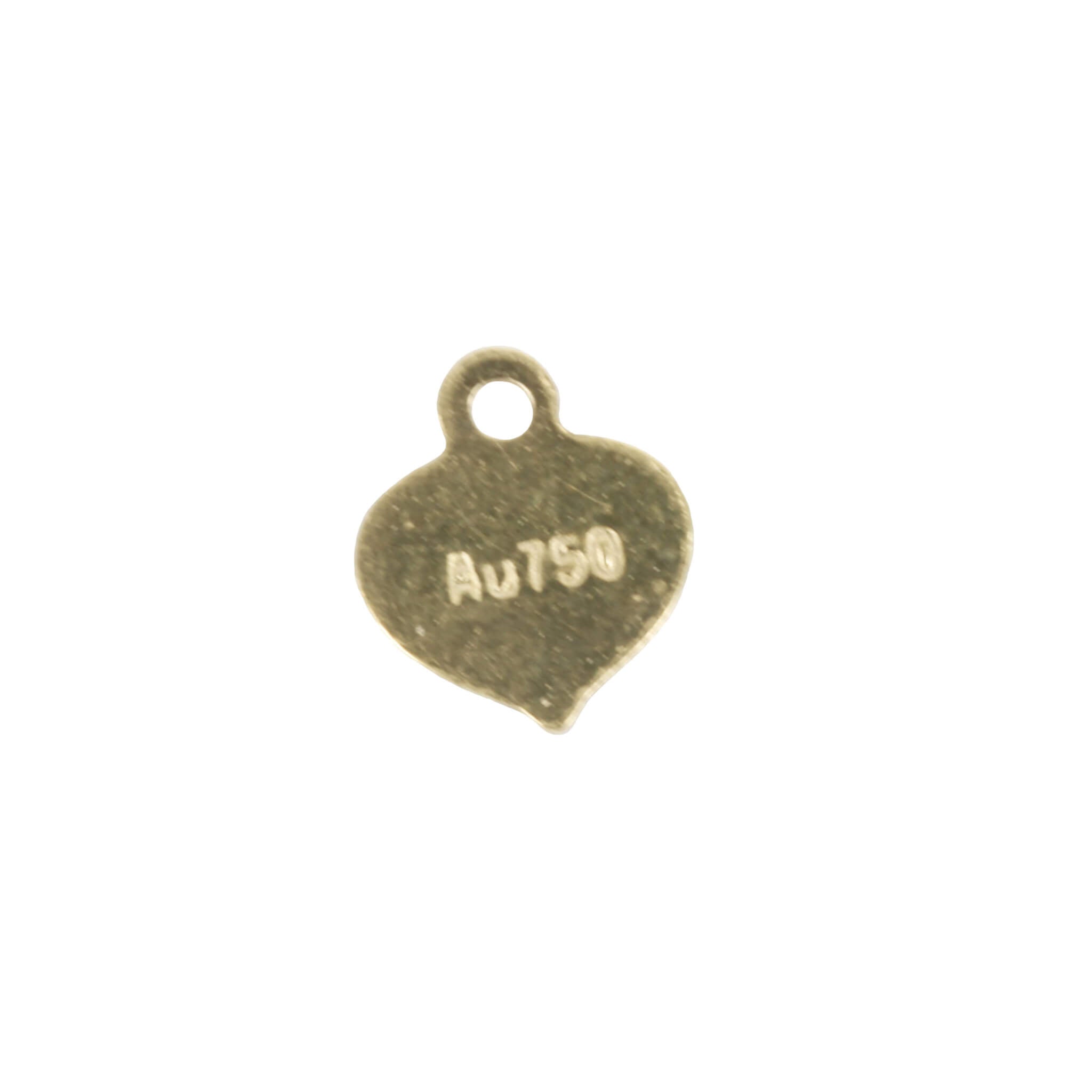 18Kt Gold Jewelry Tag Component Stamped