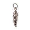 Leaf Charm in Antique Sterling Silver 23.1x6.1x1.2mm