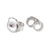 Ear Nuts/Ear Backs in Sterling Silver 5x0.25mm thick