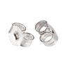 Ear Nuts/Ear Backs in Sterling Silver 5x0.22mm thick