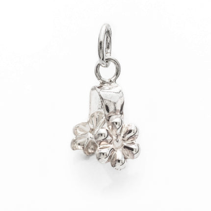 Curved Pinch Bail in Sterling Silver 16.5x5.5mm