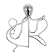 Freeform Octopus Pendant Setting with Freeform Prongs Mounting including Bail in Sterling Silver 50x60mm