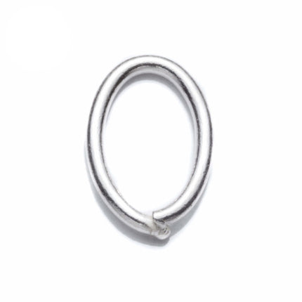 Oval Open Jump Ring in Sterling Silver 5.6x8mm 20 Gauge