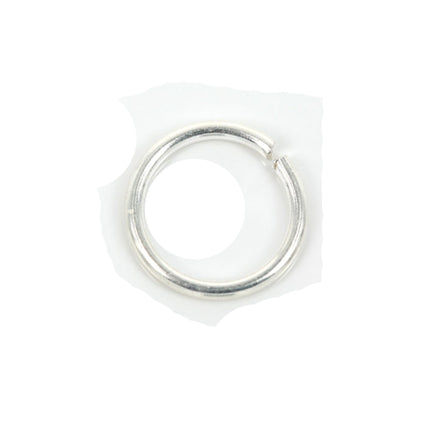 Open Jump Ring in Sterling Silver 7.6mm 16 Gauge