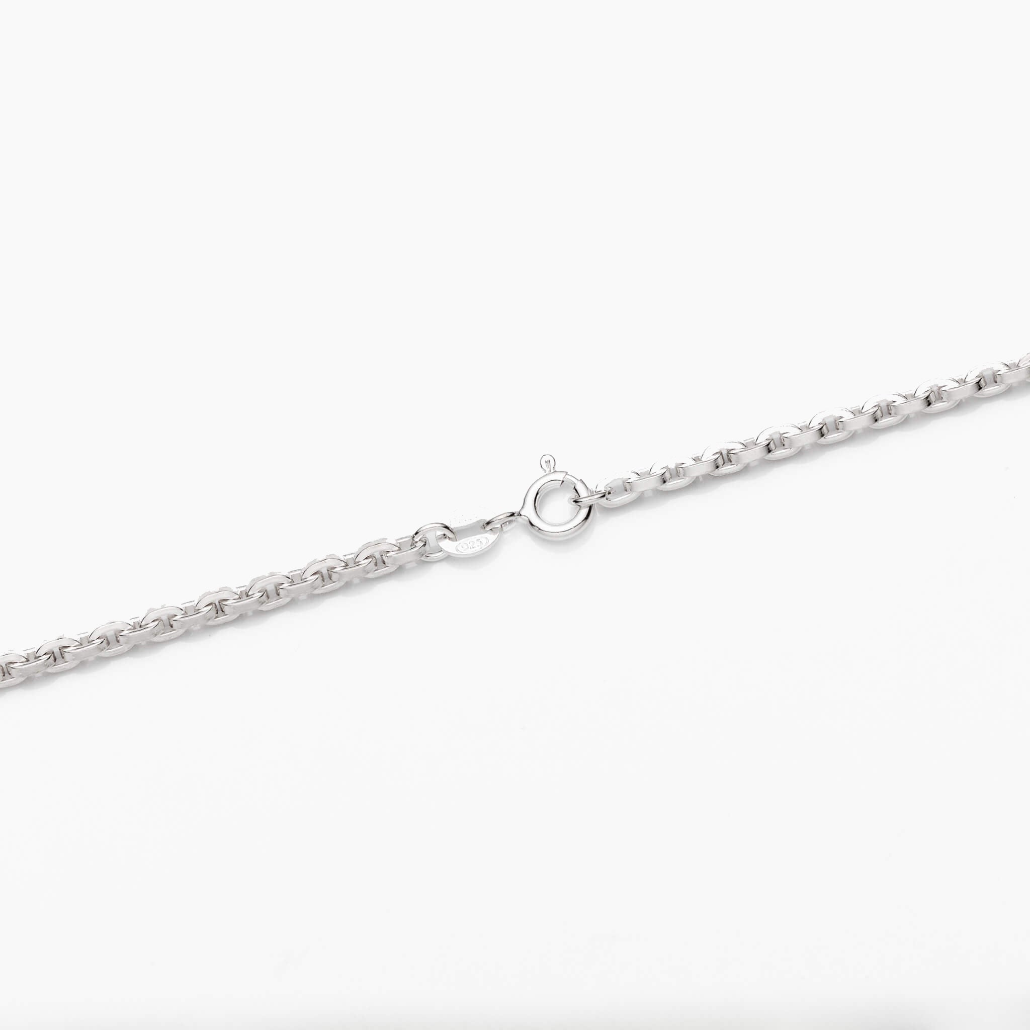 Sterling Silver Cable Chain Necklace 2.7mm 18