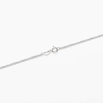 Sterling Silver Cable Necklace 1.1mm 18