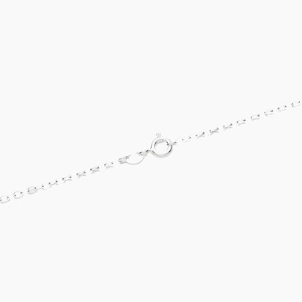 Sterling Silver Oval Cable Link Chain Necklace 1.7mm 16