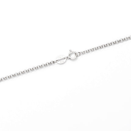 Sterling Silver Rolo Chain Necklace 1.8mm 16