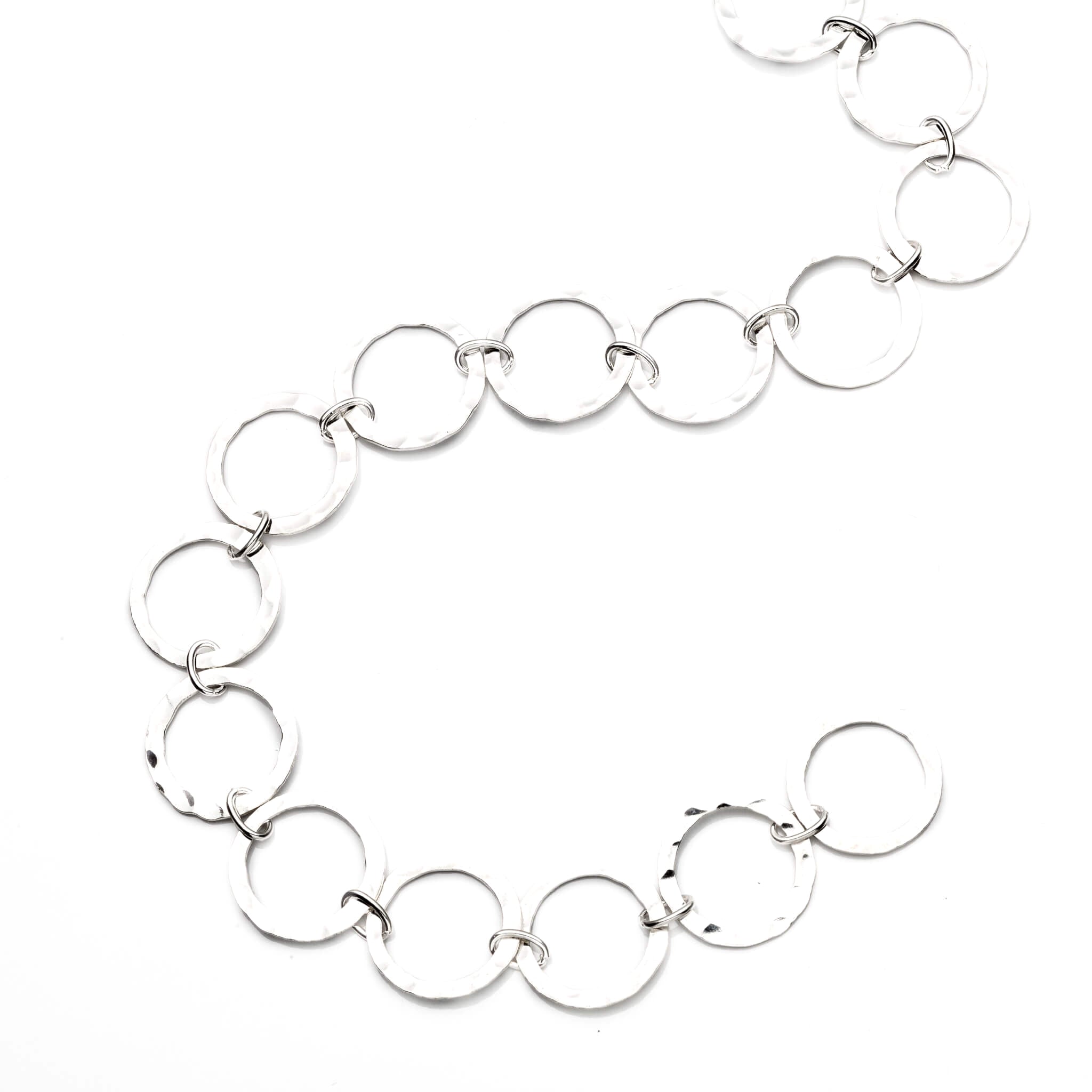 Flat Rolo Chain in Sterling Silver