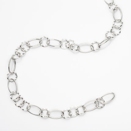 Figaro Chain in Sterling Silver