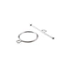 Toggle Clasp in Sterling Silver 20mm