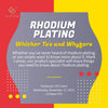 Facebook LIVE Event EPISODE 107 - Rhodium Plating: Whither To's and Whyfors