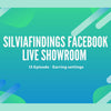 SilviaFindings Facebook LIVE Showroom EPISODE 13 - All About Earrings: types, styles, settings