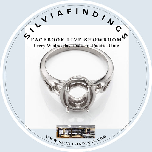 SilviaFindings Facebook LIVE Showroom EPISODE 40 Showcases Ring Settings