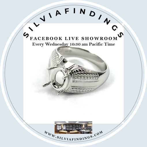 SilviaFindings Facebook LIVE Showroom EPISODE 48 Showcases Ring Settings
