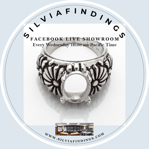 SilviaFindings Facebook LIVE Showroom EPISODE 50 Showcases Ring Settings