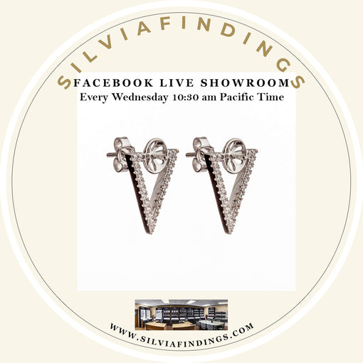 SilviaFindings Facebook LIVE Showroom EPISODE 58 Showcases Earrings Settings
