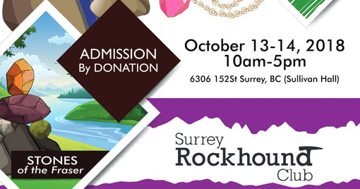 Surrey Rockhound Club Gem Show this Weekend