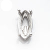 Marquise Multi-Purpose Jeweler Setting Pendant with Marquise Basket Mounting in Sterling Silver - Various Sizes