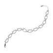 Bracelet in Sterling Silver with 11 Settings for 8x12mm Pear Stones